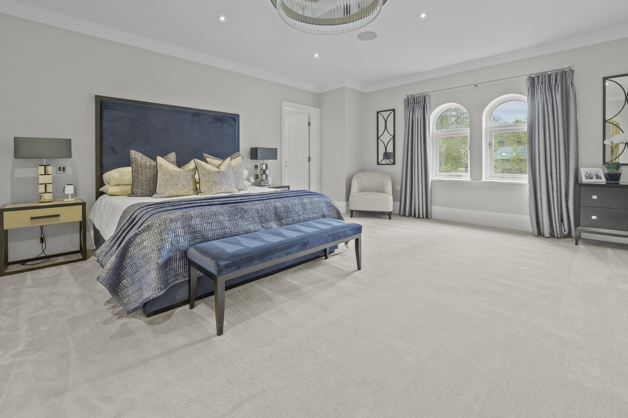 Master bedroom suite